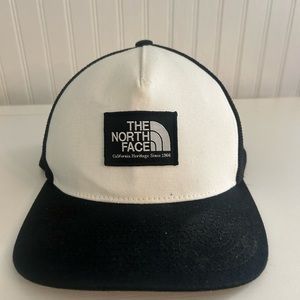 The Northface mesh trucker hat.